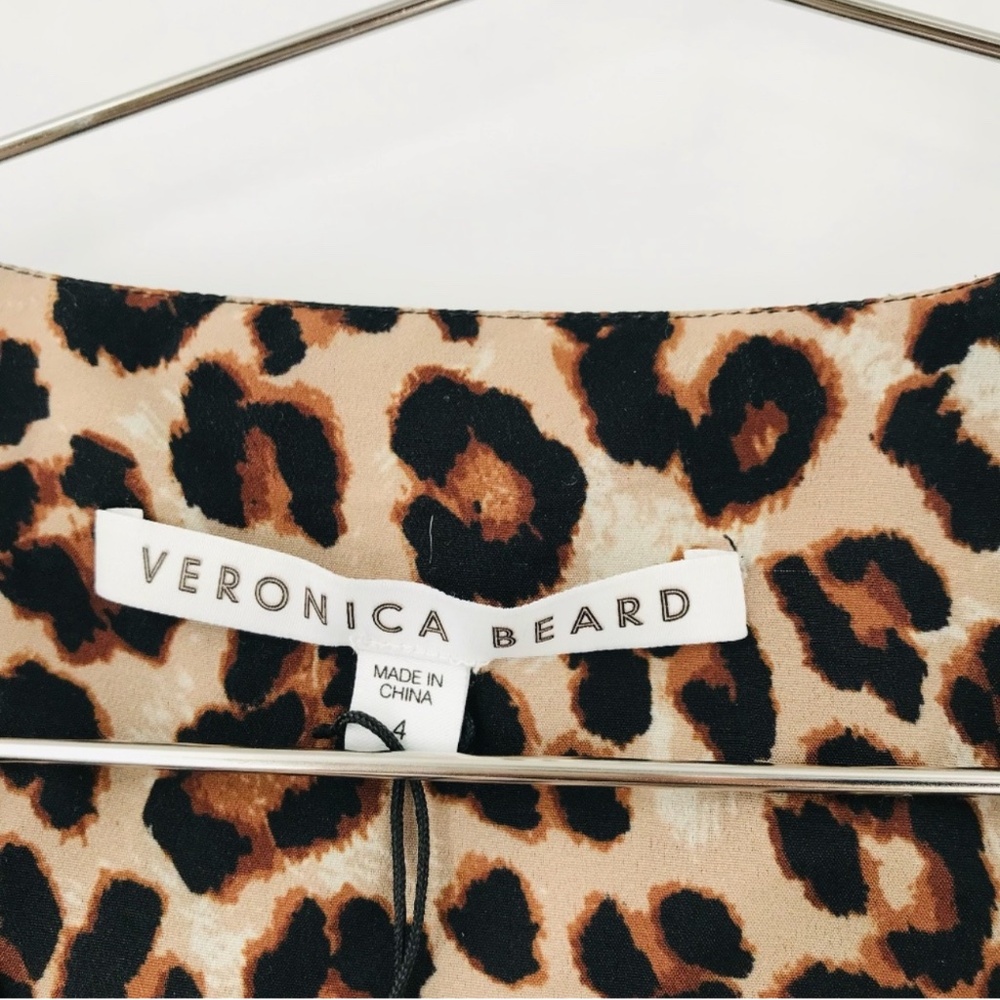Veronica Beard Leopard Print Blouse - image 3